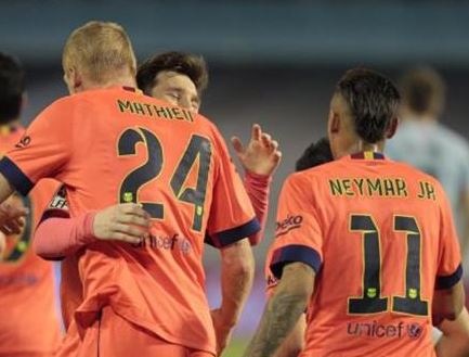 Δύσκολη εκτός έδρας νίκη της Μπαρτσελόνα επί της Θέλτα