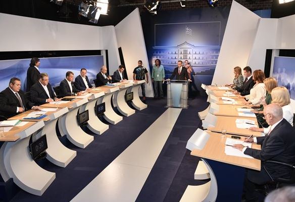 Debate: Παράλληλοι μονόλογοι και τακτική «άμυνας» από τους πολιτικούς αρχηγούς