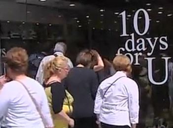 Μικρή η αγοραστική κίνηση στα εμπορικά καταστήματα την Κυριακή