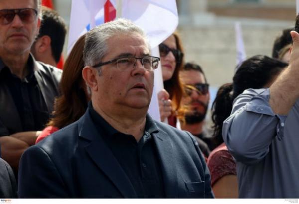 Κουτσούμπας : ΣΥΡΙΖΑ και ΝΔ ρίχνουν νερό στο μύλο του φασισμού