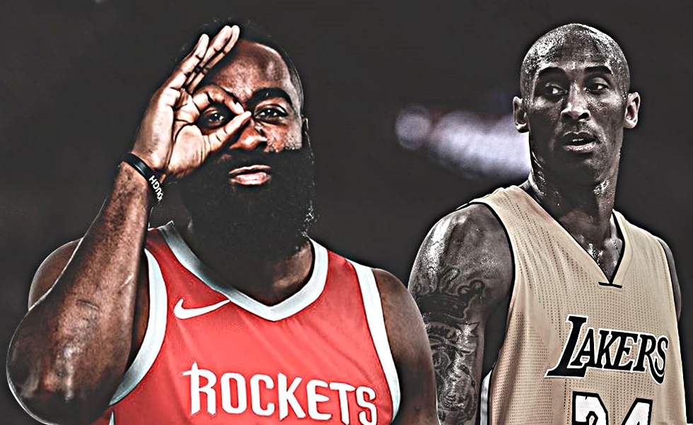 Μόνος του και όλοι τους! Ο εξωγήινος Χάρντεν ισοφάρισε τον Κόμπε Μπράιαντ (pic)