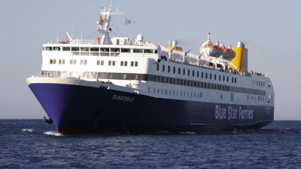 Σε προβλήτα του λιμανιού της Χίου προσέκρουσε το  πλοίο «Διαγόρας»