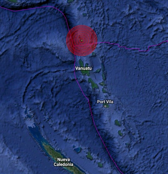 Ισχυρός σεισμός 6,7 βαθμών στα νησιά Βανουάτου – Προειδοποίηση για τσουνάμι