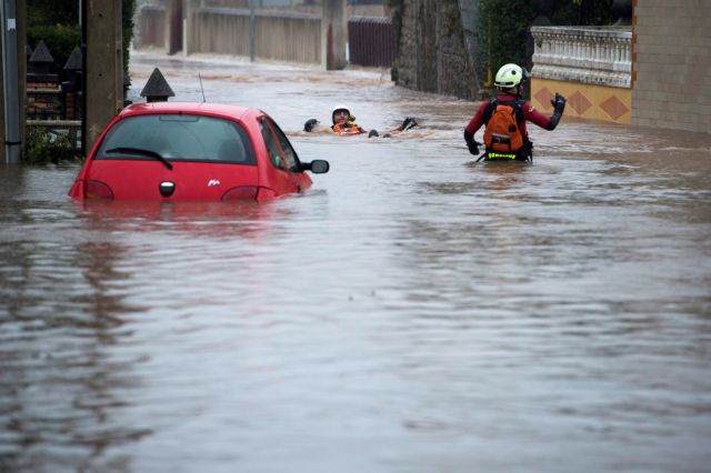 Τέσσερις νεκροί από τις πλημμύρες στην Ισπανία
