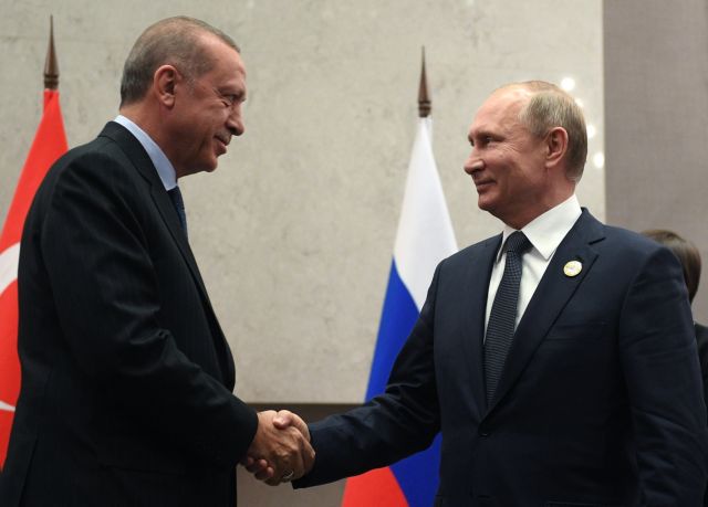 Συνάντηση Ερντογάν-Πούτιν ενόψει της αμερικανικής αποχώρησης από τη Συρία