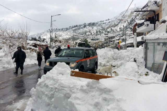 Κακοκαιρία: Χωρίς ρεύμα πολλά χωριά στη Βόρεια Εύβοια