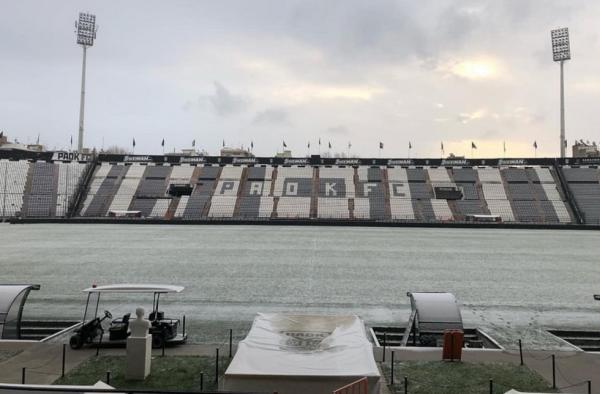 Προπόνηση στα χιόνια για ΠΑΟΚ