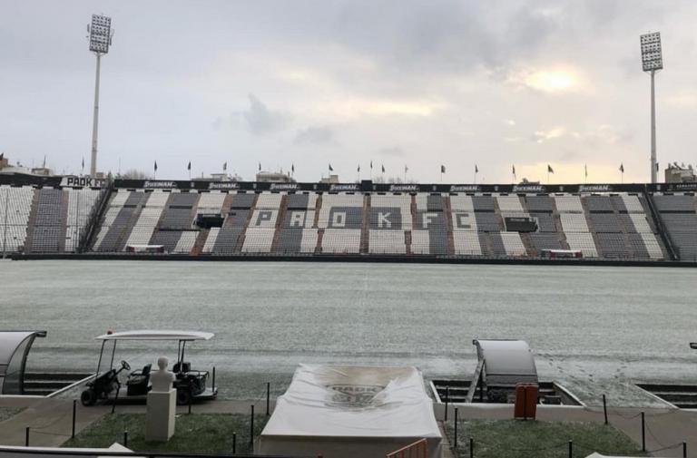 Προπόνηση στα χιόνια για ΠΑΟΚ
