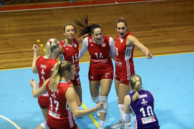 Παραμένουν 1η θέση τα κορίτσια του Ολυμπιακού, «εκδίκηση» από Άρη