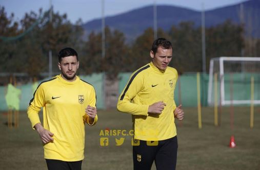 Άρης : Η πρώτη προπόνηση των νεοαποκτηθέντων Τόνσο, Κόρχουτ