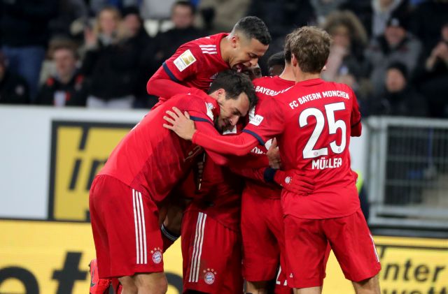 Στο -3 από Ντόρμουντ η Μπάγερν, νίκησε 3-1 εκτός τη Χόφενχαϊμ