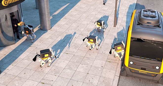 Σκυλάκια ρομπότ για το ντελίβερι του μέλλοντος