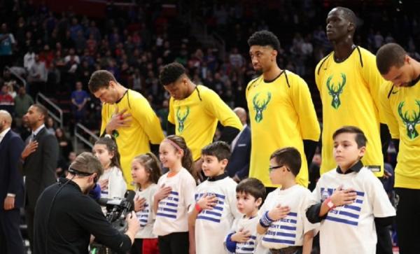 Ελληνική βραδιά προς τιμήν του Αντετοκούνμπο στο Ντιτρόιτ (pic)