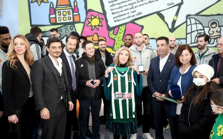 Επίσκεψη του Παναθηναϊκού στο Ίδρυμα «Ελπίδα»