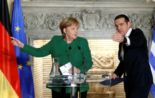 Merkel ‘grateful’ to Tsipras on FYROM, sees economic progress, challenges