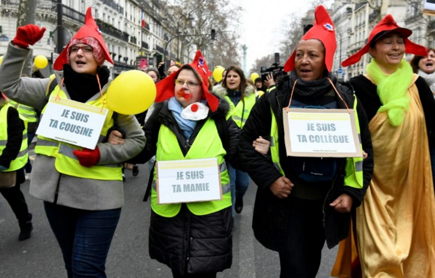 Παρίσι - Κίτρινα Γιλέκα: Οι γυναίκες πήραν σήμερα τη σκυτάλη των διαμαρτυριών