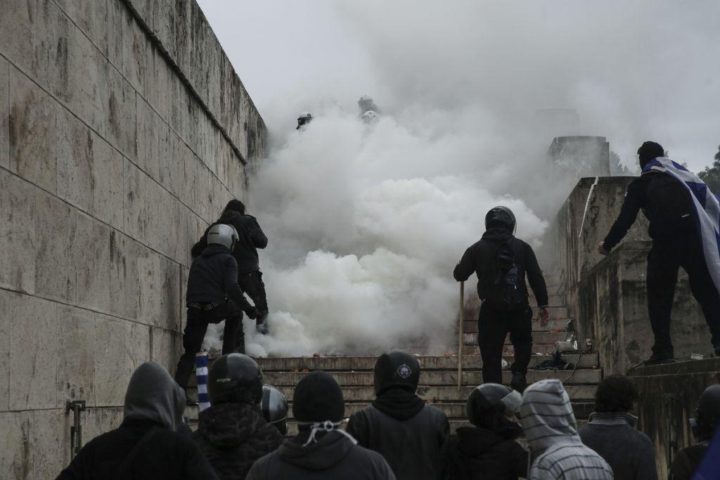 Κρατούμενος παραμένει συλληφθείς για τα επεισόδια στο συλλαλητήριο για τη Μακεδονία