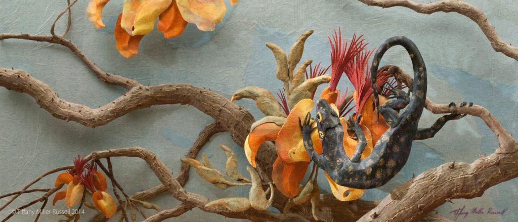 «Χάρτινα» άγρια ζώα από την Τίφανι Μίλερ Ράσελ