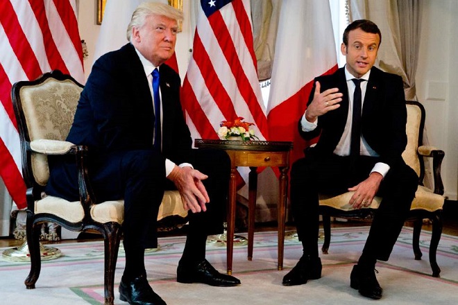Συνομιλία Τραμπ – Μακρόν για την αποχώρηση από τη Συρία