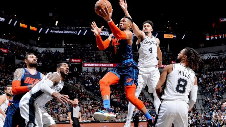 Θάντερ : Ρεκόρ με 24 ασίστ για τον Ουέστμπρουκ