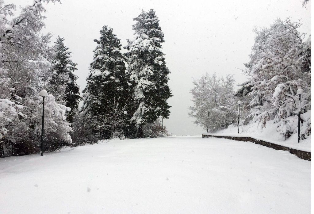Θεσσαλονίκη: Διεκόπη η κυκλοφορία σε επαρχιακούς δρόμους λόγω χιονόπτωσης