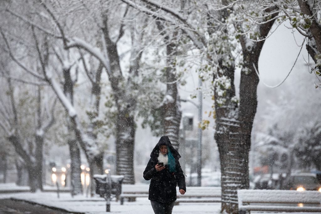 Χιόνια στο κέντρο της Θεσσαλονίκης