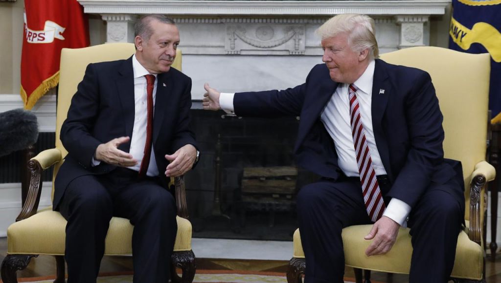 Ερντογάν προς Τραμπ : Η Τουρκία έτοιμη για τον έλεγχο της Μάνμπιτζ