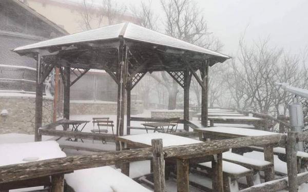 Στα «λευκά» Πάρνηθα και Ιπποκράτειος Πολιτεία