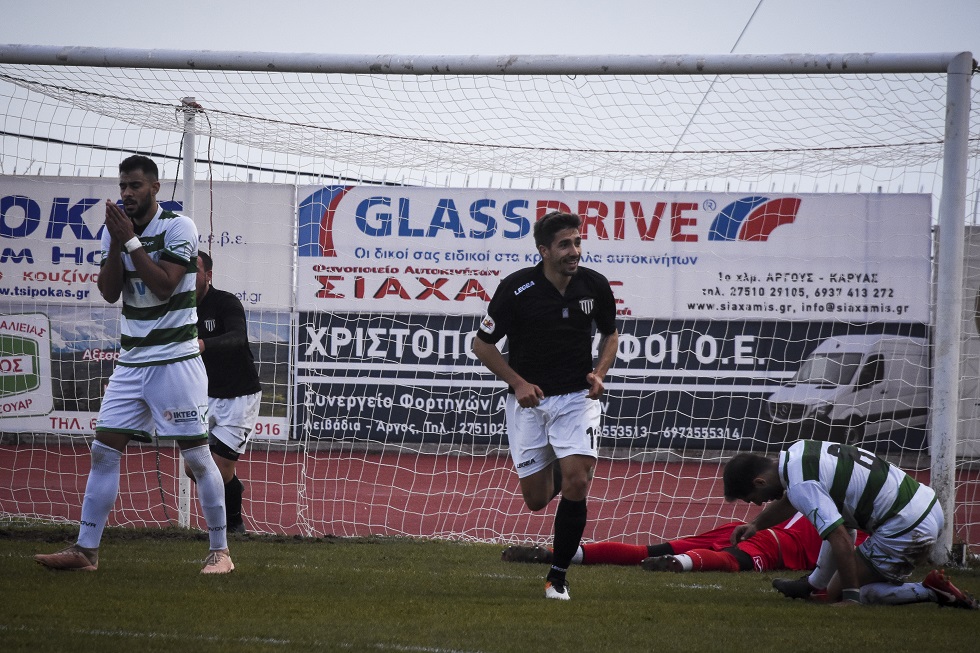 Γ’ Εθνική: Μεγάλο διπλό (0-1) για την Καλαμάτα, επεισόδια στο Αργος