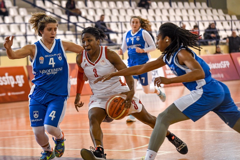 Ανετη νίκη για τα κορίτσια του Ολυμπιακού (97-63)