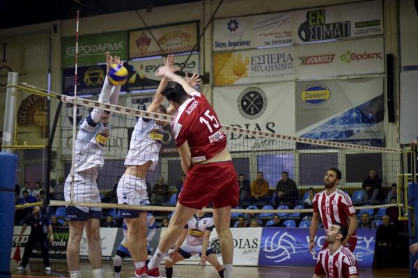 Εύκολη πρόκριση για τον Ολυμπιακό στο final 4 του Κυπέλλου βόλεϊ