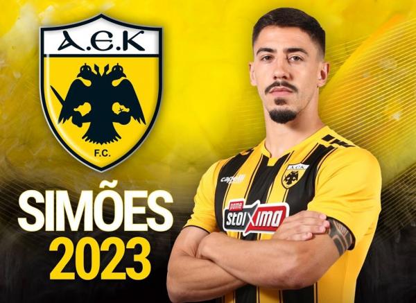 Υπέγραψε στην ΑΕΚ ως το 2023 ο Σιμόες