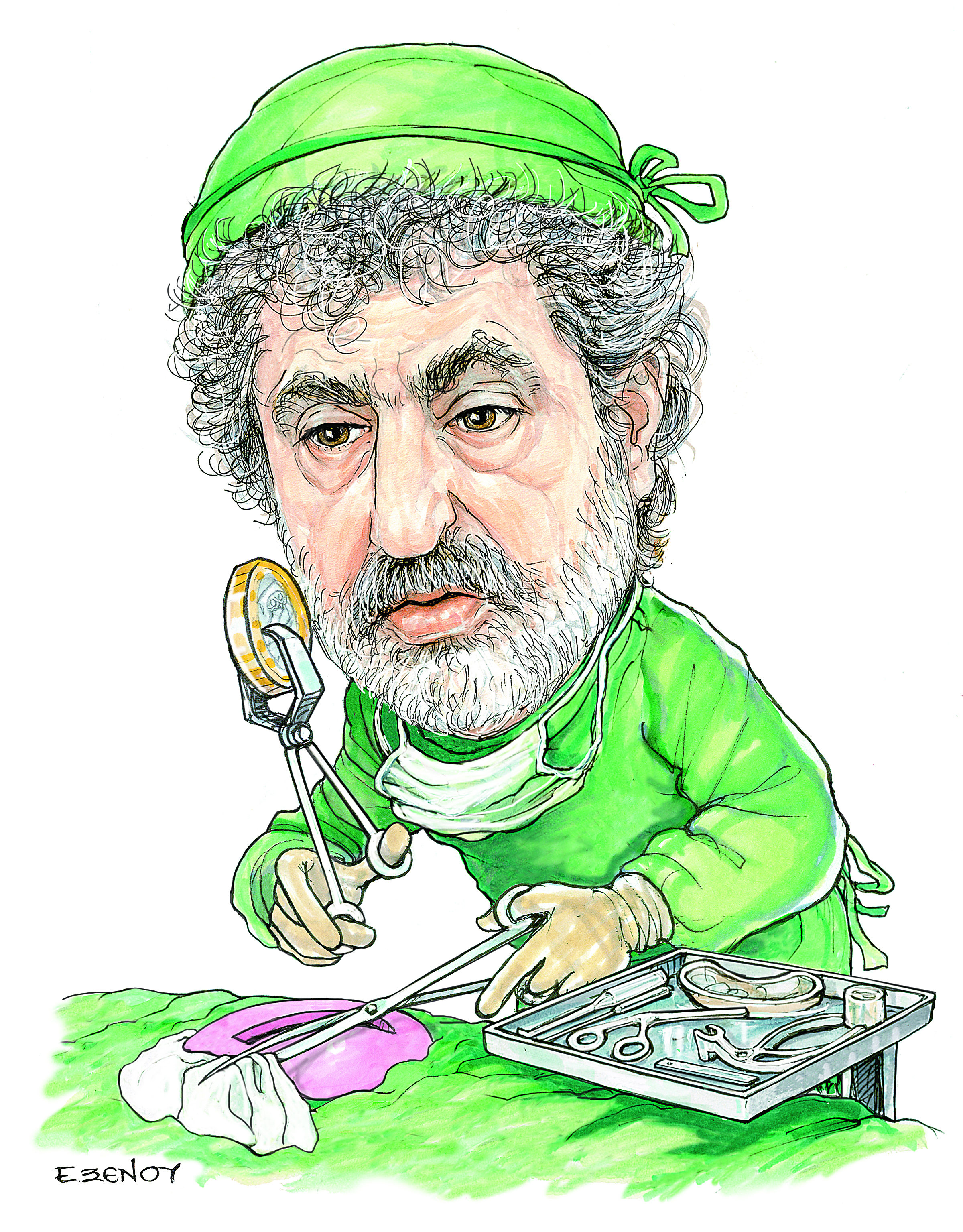 Το σκίτσο της Έφης Ξένου στα «Νέα» την Τρίτη 19 Φεβρουαρίου