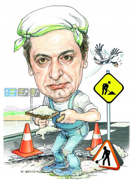 Το σκίτσο της Έφης Ξένου στα «Νέα» τη Δευτέρα 25 Φεβρουαρίου