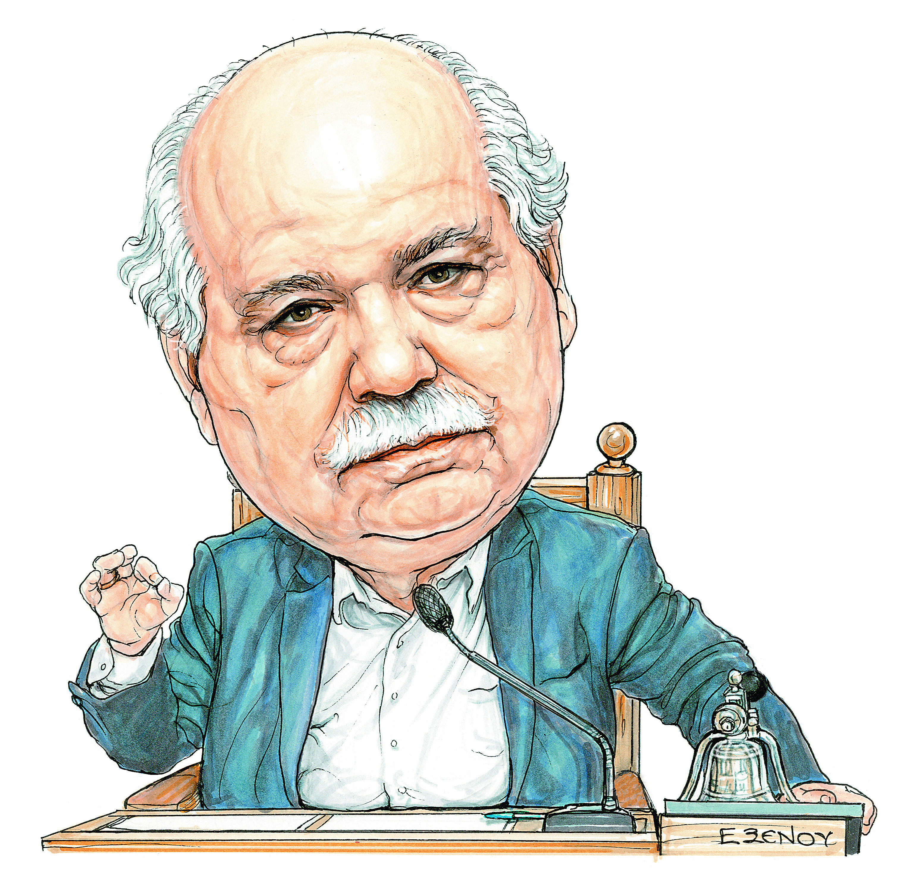 Το σκίτσο της Έφης Ξένου στα «Νέα» την Πέμπτη 14 Φεβρουαρίου