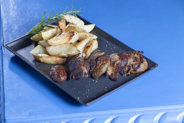 Πατάτες στον φούρνο με μανιτάρια (Vegan)