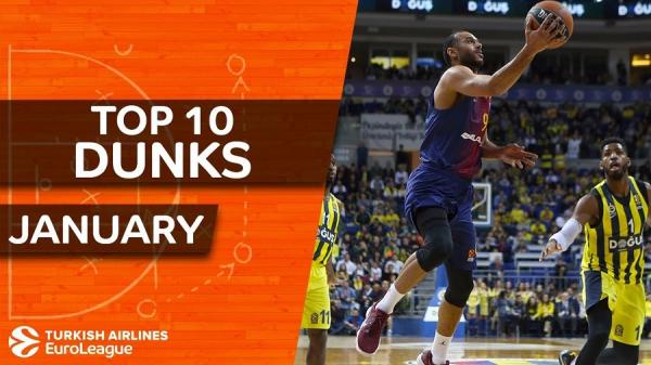 Euroleague : Τα 10 καλύτερα καρφώματα του Ιανουαρίου