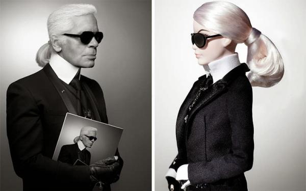 Η Barbie τιμά τον Καρλ Λάγκερφελντ