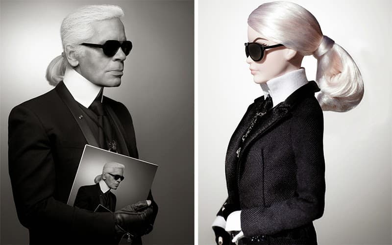 Η Barbie τιμά τον Καρλ Λάγκερφελντ