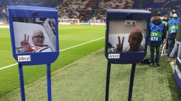 Δυο σοβαρά άρρωστα παιδάκια είδαν το ματς μέσω ρομπότ από το νοσοκομείο που νοσηλεύονται