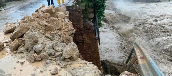 Χανιά: Κατάρρευση στη γέφυρα του Κερίτη στον Αλικιανό
