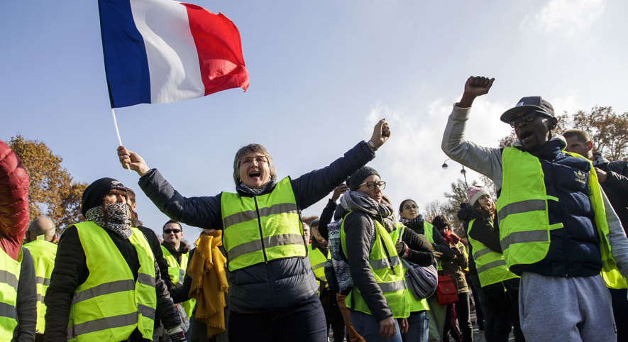 Γαλλία: Νέες συγκεντρώσεις των Κίτρινων Γιλέκων, τρεις μήνες μετά την έναρξη της κινητοποίησης