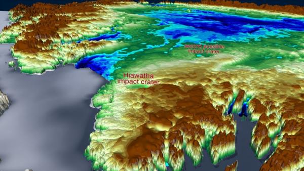 Η NASA ανακάλυψε τεράστιο κρατήρα πρόσκρουσης κάτω από τους πάγους της Γροιλανδίας
