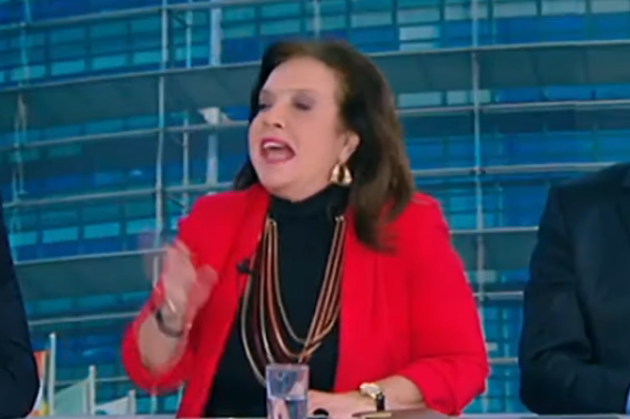 Εκτός ελέγχου η Μεγαλοοικονόμου: Ο Τσίπρας είναι λεβεντιά, όλοι οι άλλοι είναι κουραμπιέδες