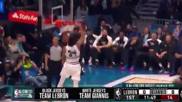 Κάρφωμα : Από τον Greek Freak το πρώτο καλάθι του All Star Game