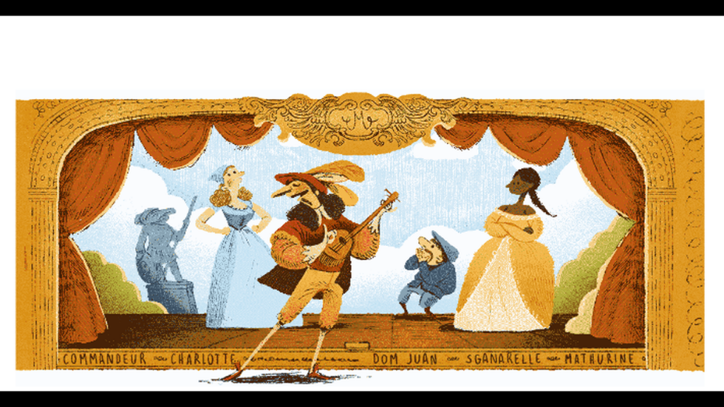 Μολιέρος: Στον σπουδαίο γάλλο συγγραφέα το doodle της Google
