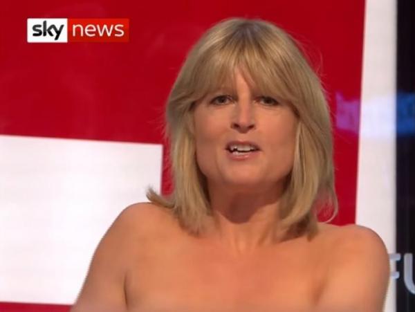 Η αδερφή του Μπόρις Τζόνσον γδύθηκε στον «αέρα» εκπομπής