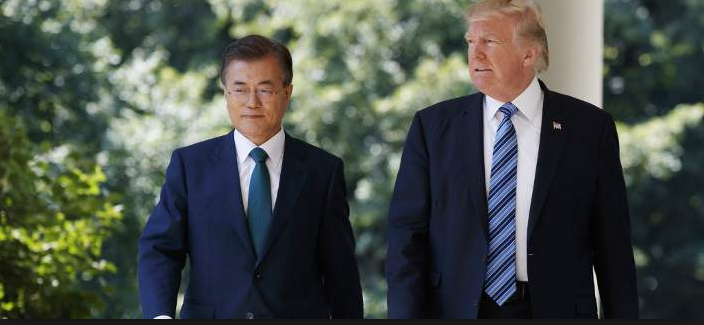 Επικοινωνία Τραμπ και Μουν Τζε Ιν ενόψει της διάσκεψης ΗΠΑ - Βόρειας Κορέας