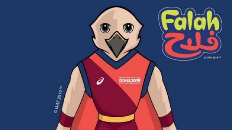 Μασκότ της «Ντόχα 2019» ο αθλητής-γεράκι