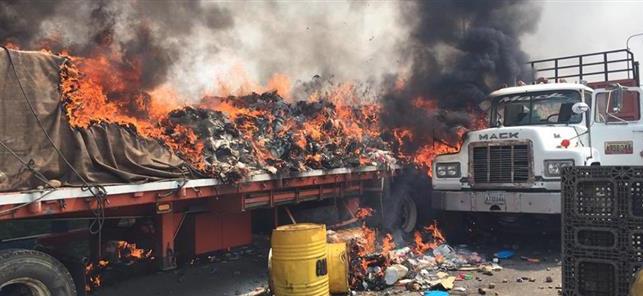 Βενεζουέλα: Αποκαλυπτικό βίντεο για την πυρπόληση φορτηγού με ανθρωπιστική βοήθεια